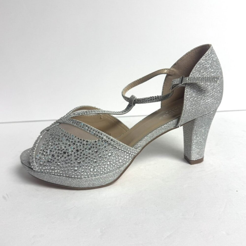 Paradox London Pink Womens Nora Sandal Silver Size 7.5W